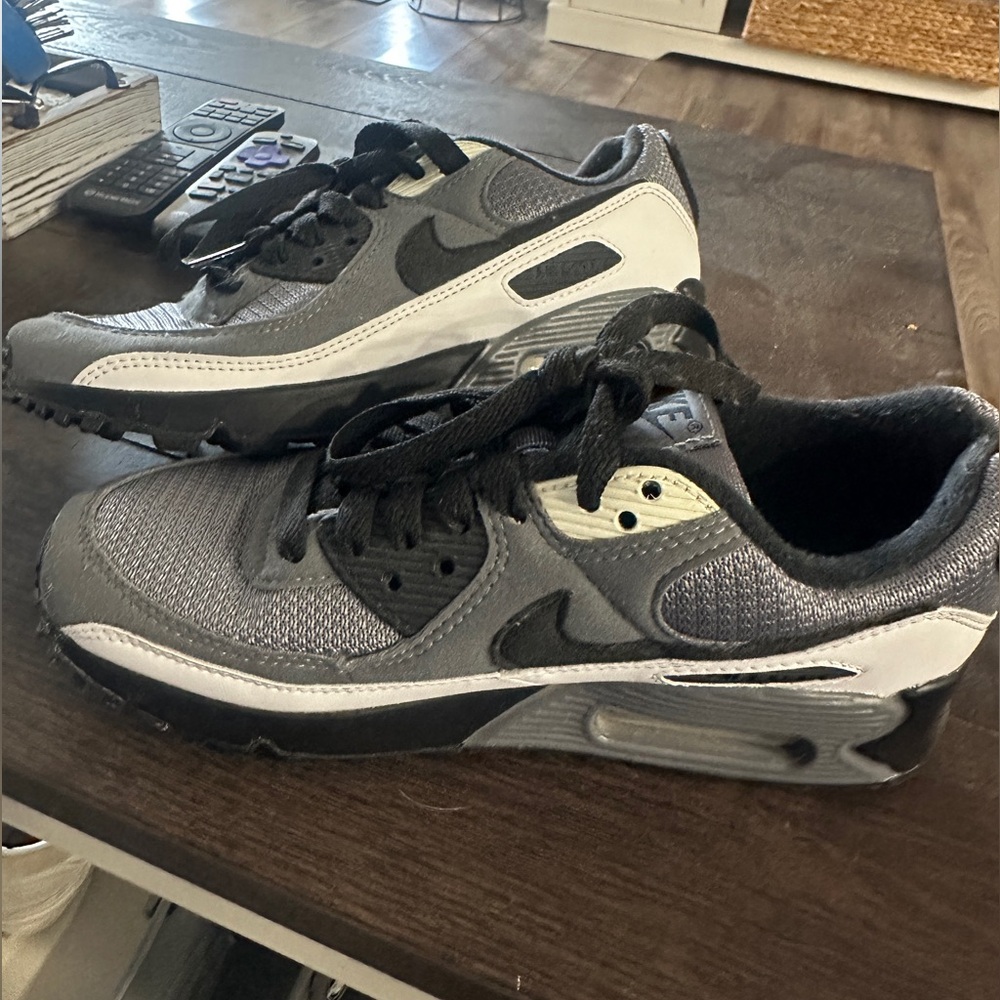 Nike Air Max Black and Gray Sneakers